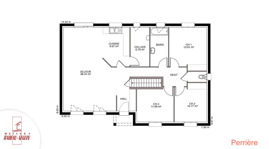 Perrière - Modèle Maison Plain Pied